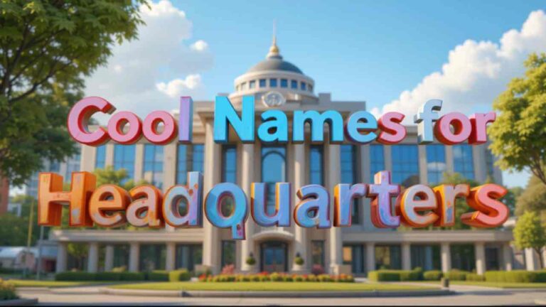 cool names for headquarters