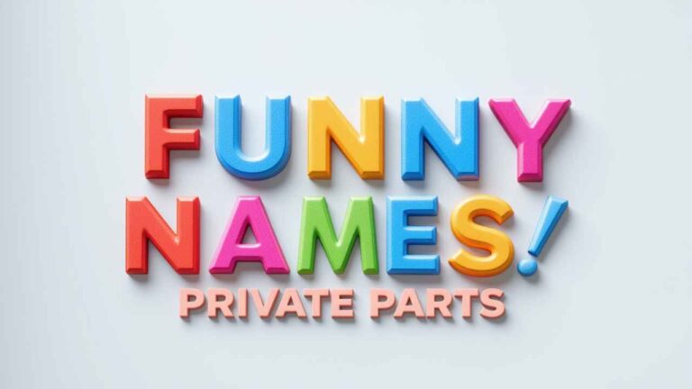 funny names for private parts