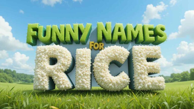 funny names for rice