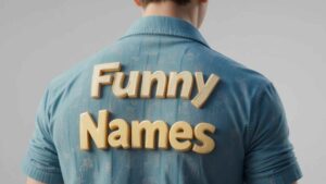 funny names for the back of a shirt