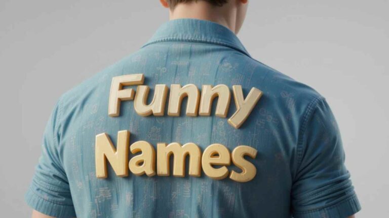 funny names for the back of a shirt
