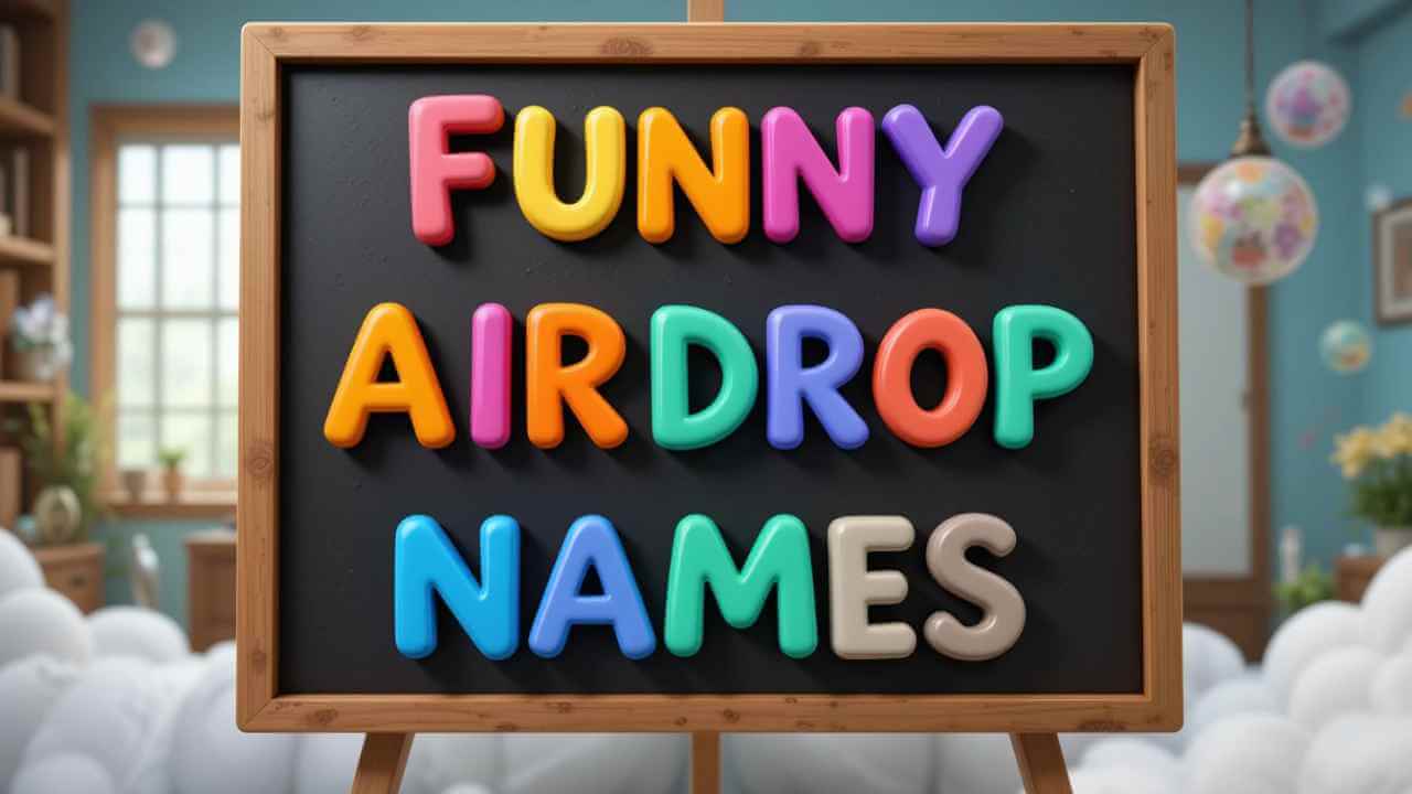 funny airdrop names