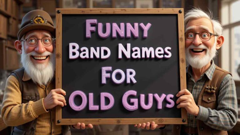funny band names for old guys