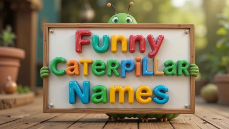 funny caterpillar names
