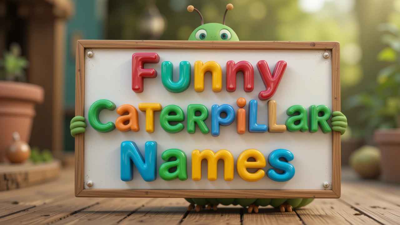 funny caterpillar names