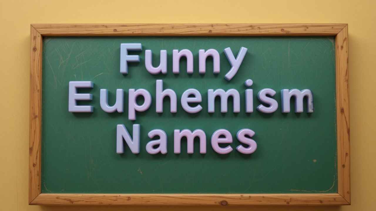 funny euphemism names