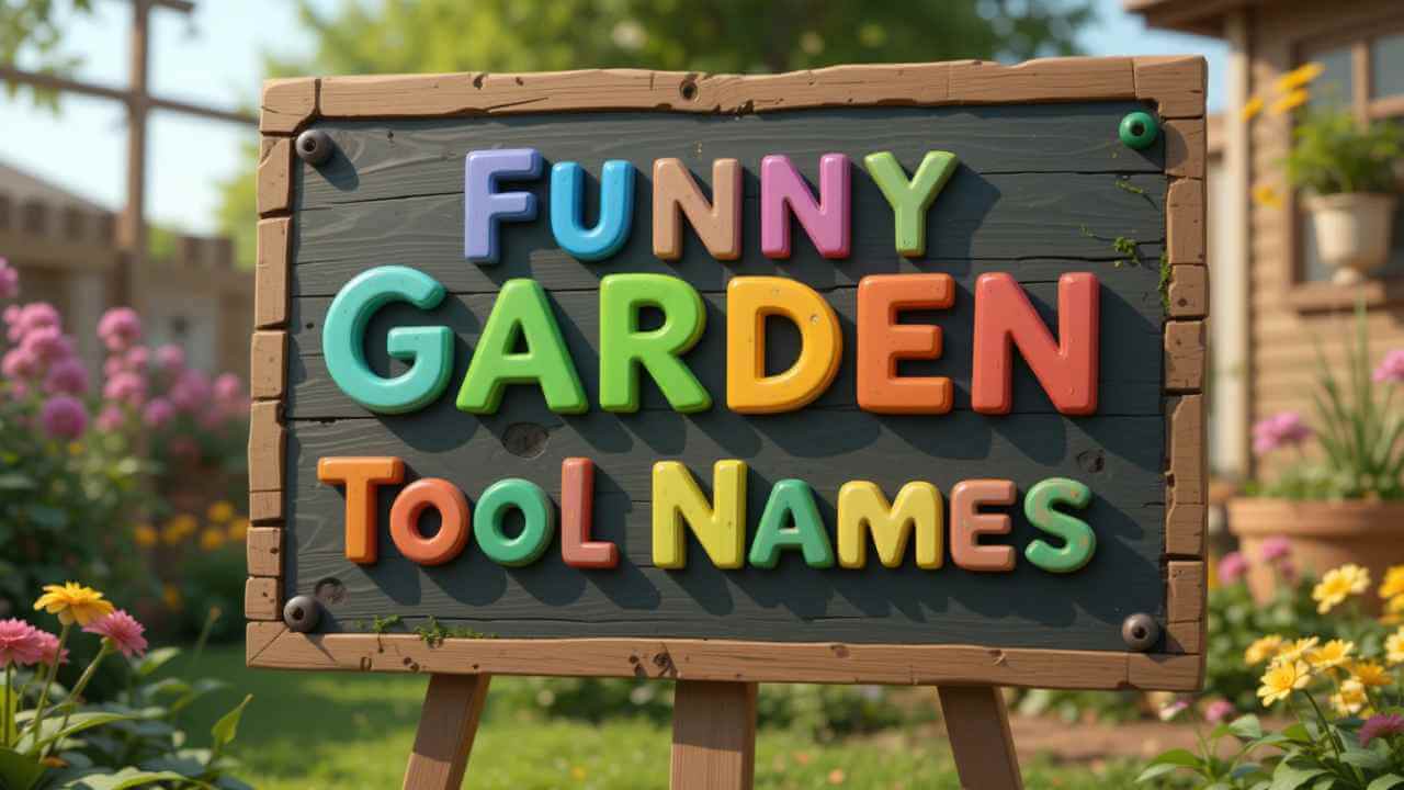 funny garden tool names