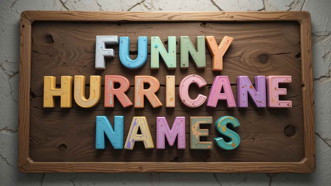 funny hurricane names