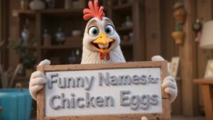 funny names for chicken eggs
