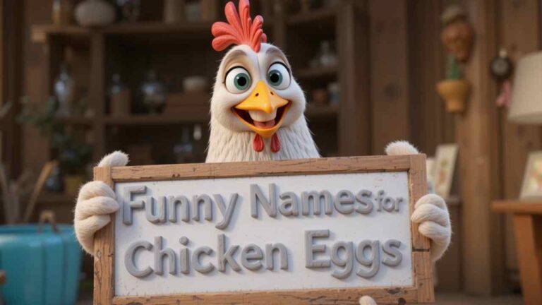funny names for chicken eggs