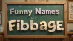 funny names for fibbage