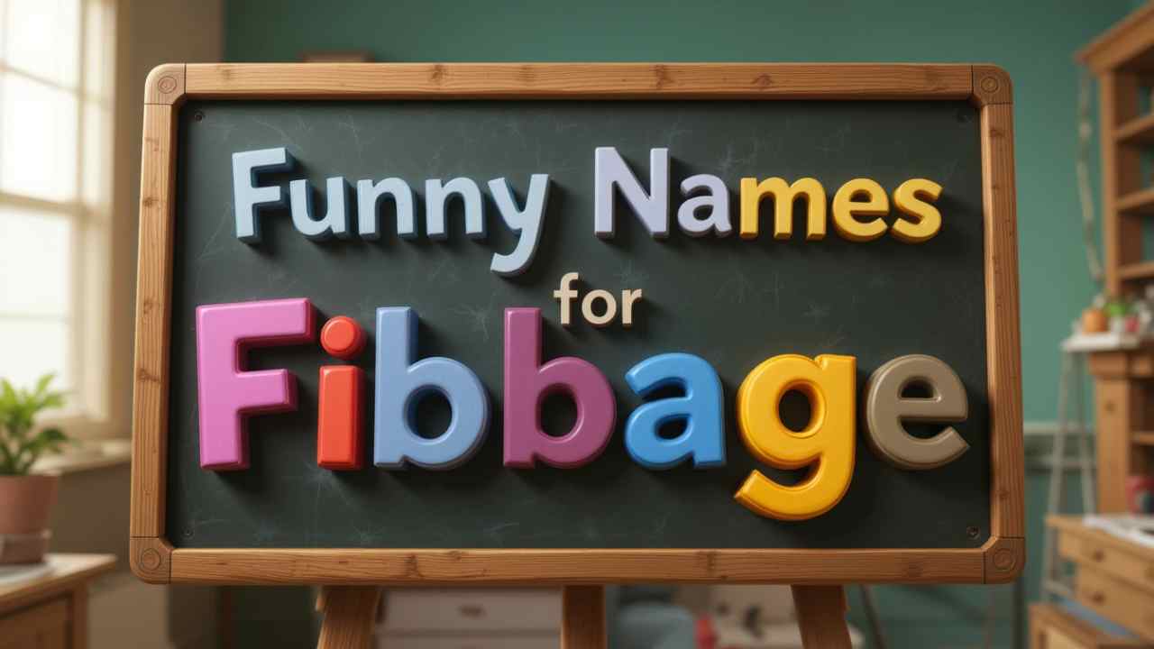 funny names for fibbage