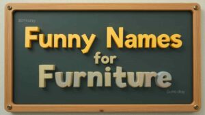 funny names for furniture