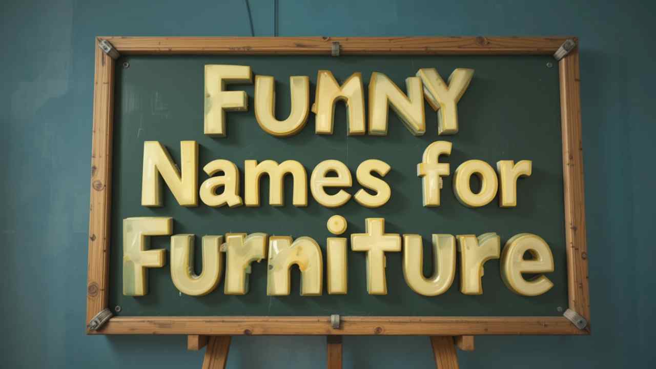 funny names for furniture