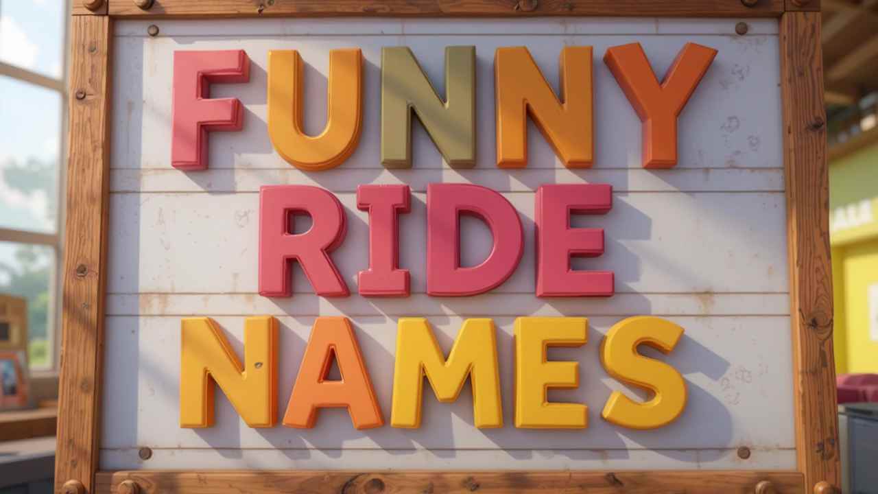 funny ride names