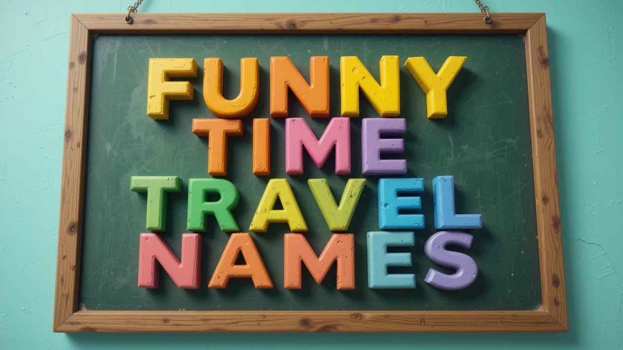funny time travel names