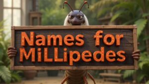 names for millipedes