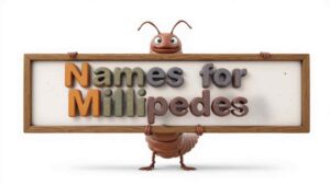 names for millipedes