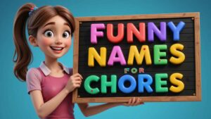 funny names for chores
