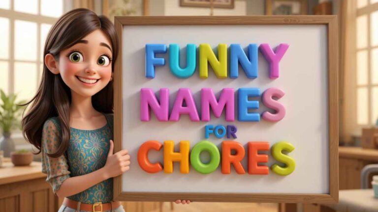 funny names for chores