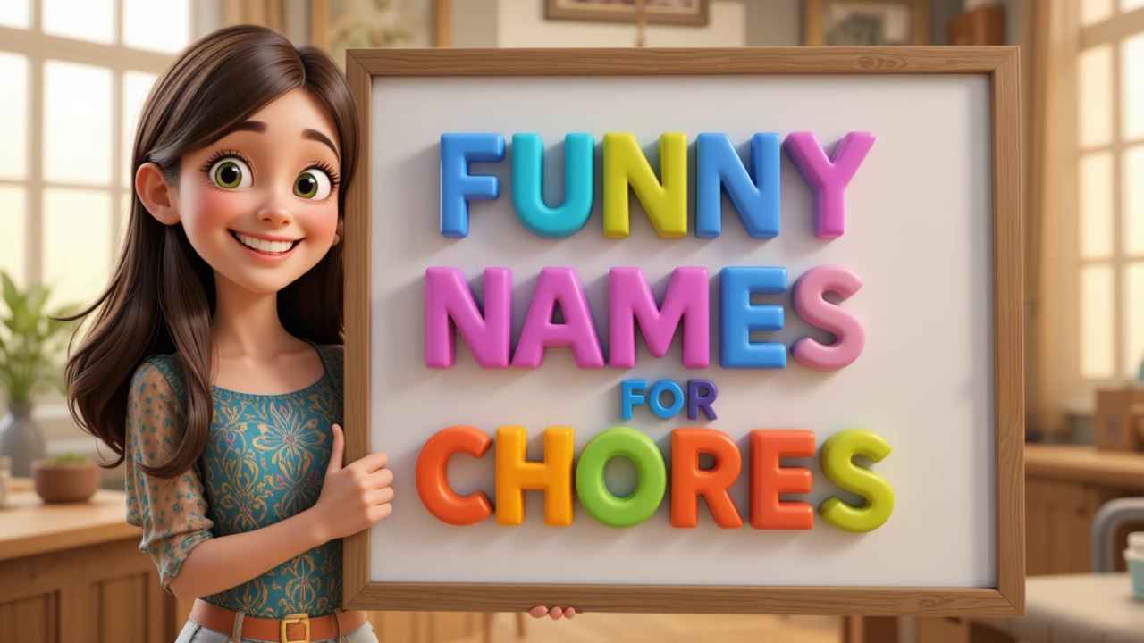 funny names for chores