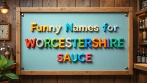 funny names for worcestershire sauce