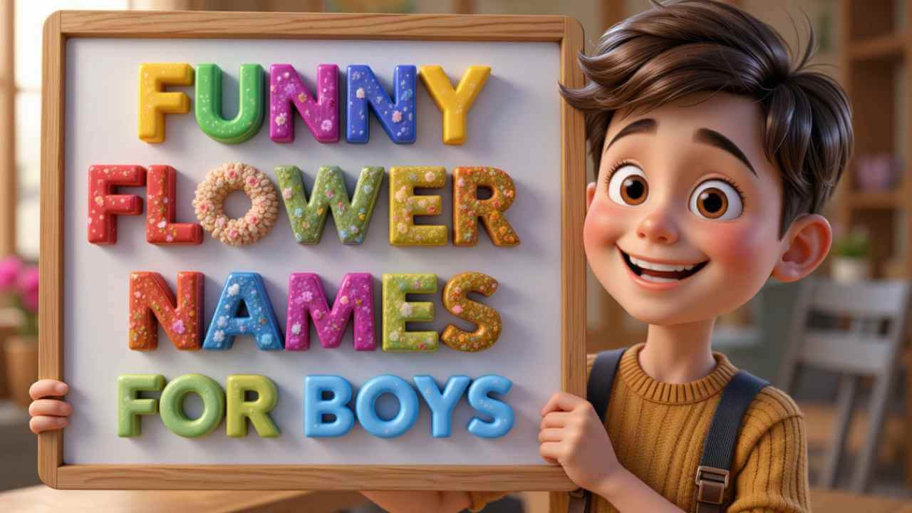 flower names for boys​