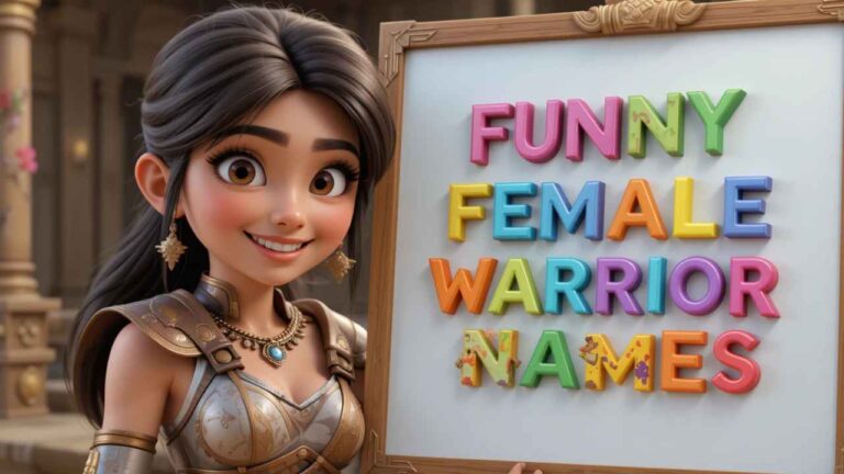funny female warrior names​