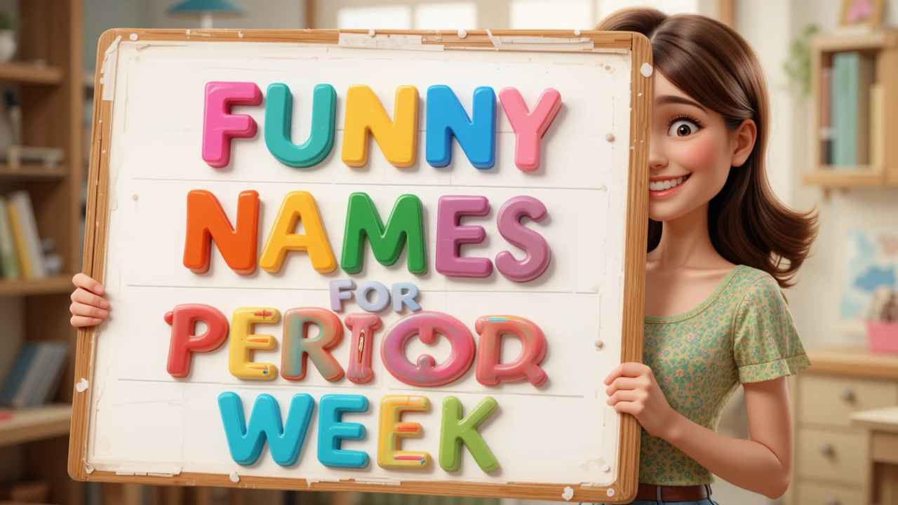 funny names for period week
