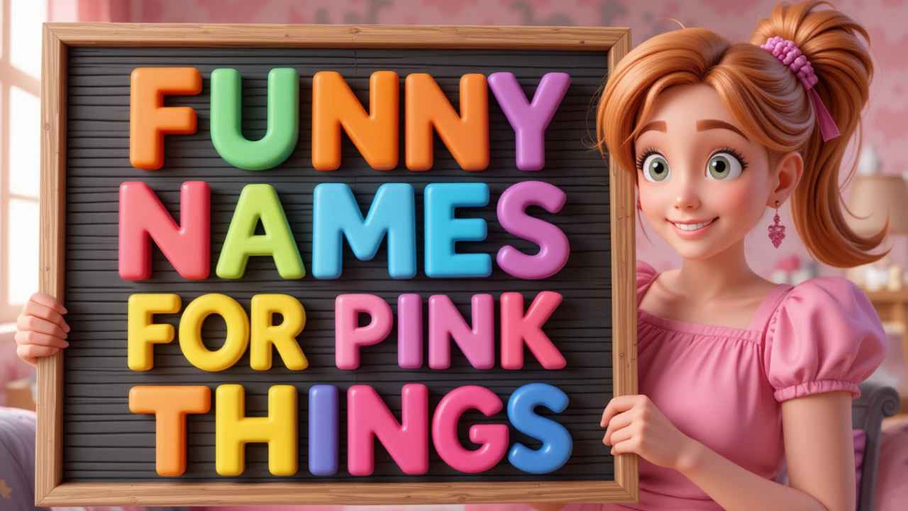 funny names for pink things