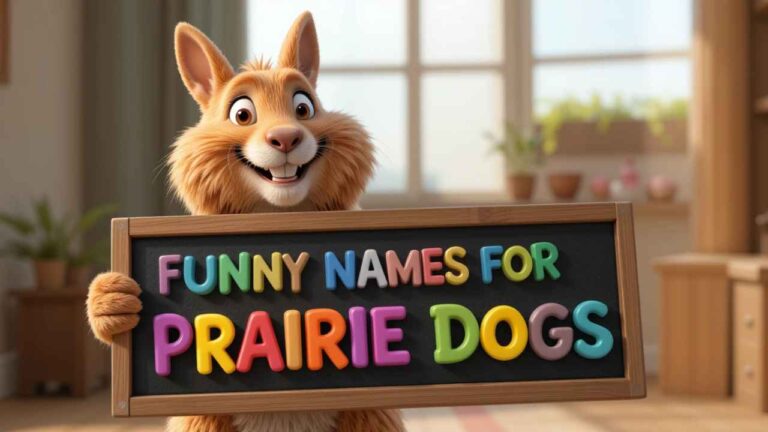 funny names for prairie dogs