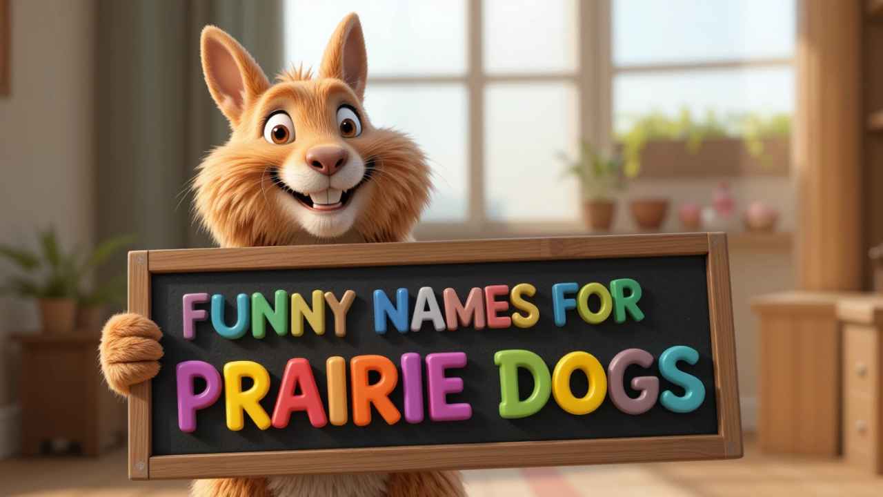 funny names for prairie dogs