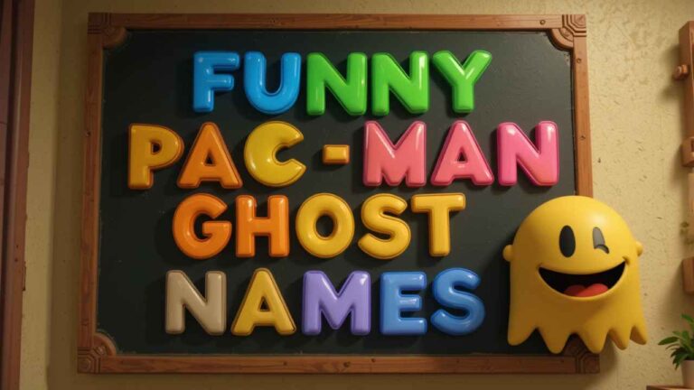 funny pac man ghost names​
