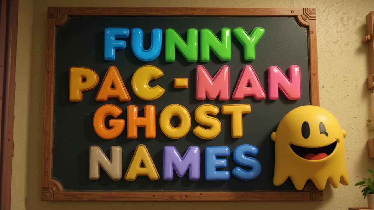 funny pac man ghost names​