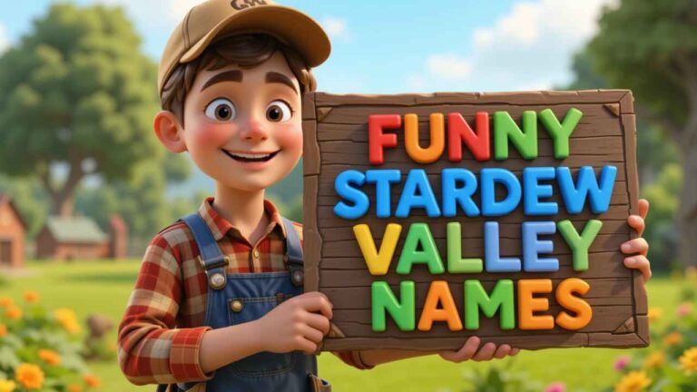 funny stardew valley farm names​