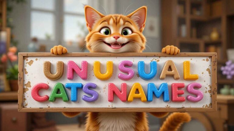 funny unusual cat names