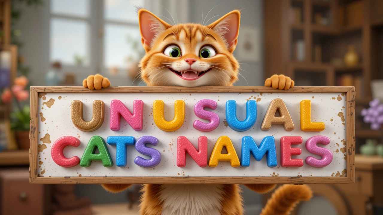 funny unusual cat names