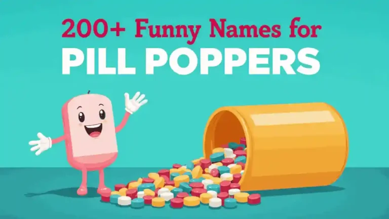 Funny Names for Pill Poppers