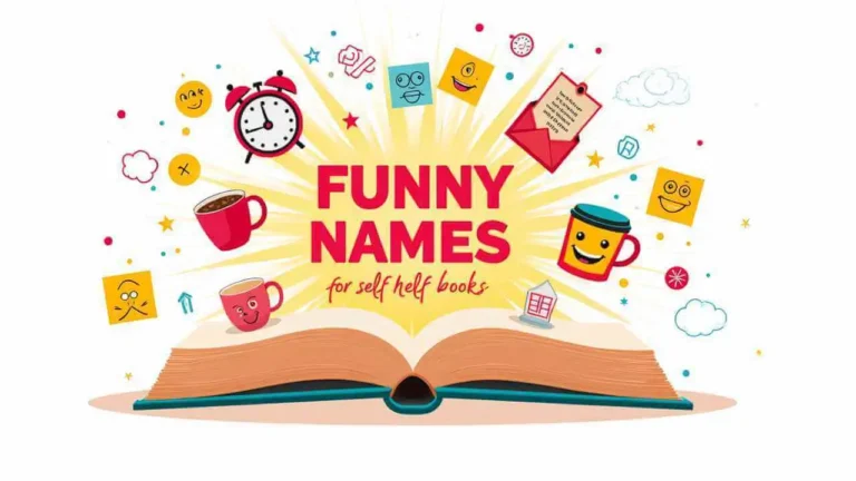 Funny Names for Self Help Books