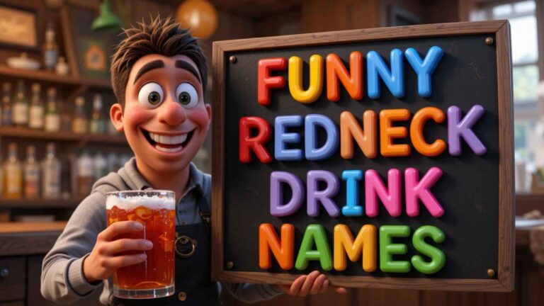 funny redneck drink names