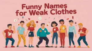 Funny Names for Weak Clothes
