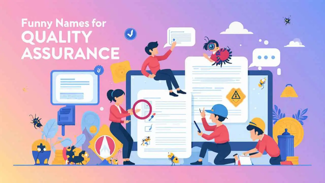 funny names for quality assurance