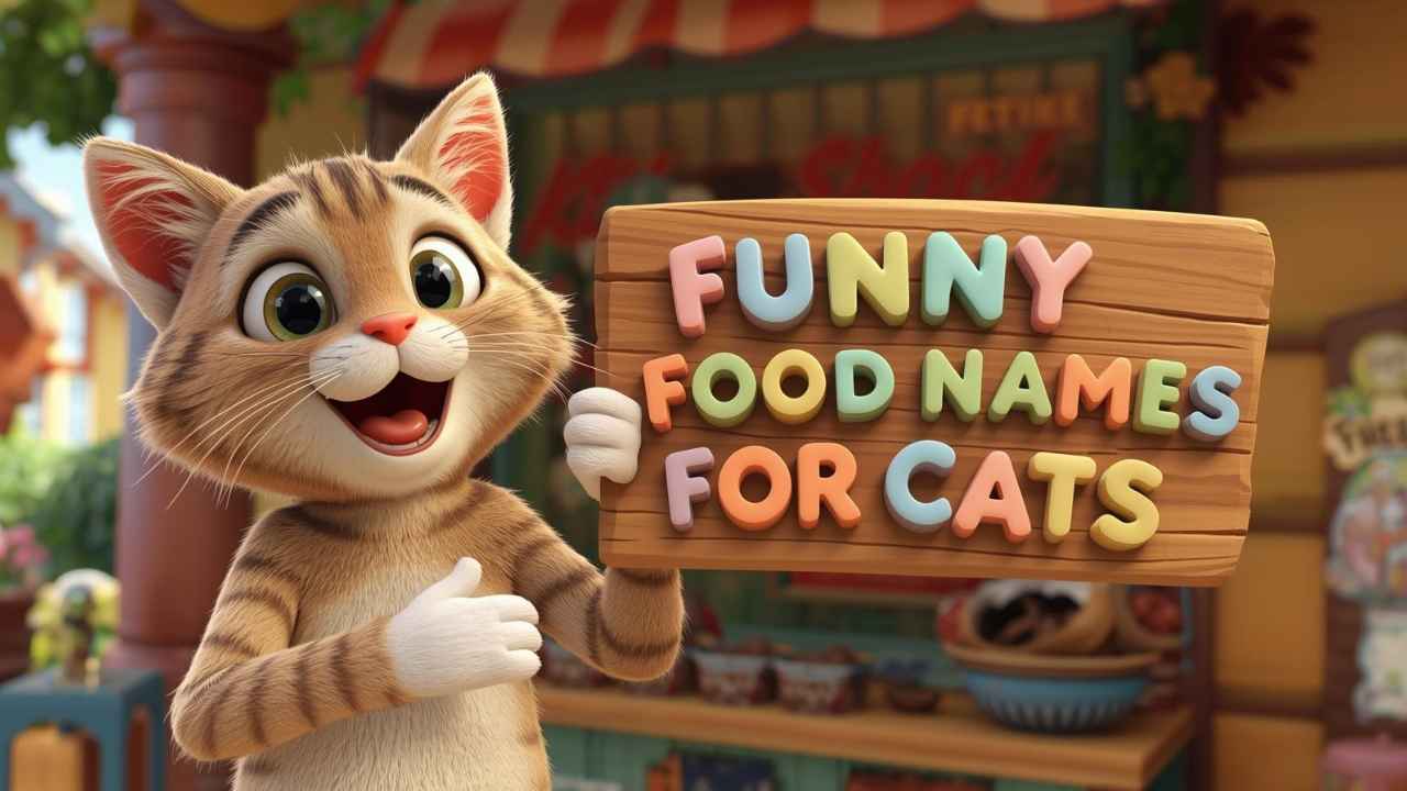 funny food names for cats