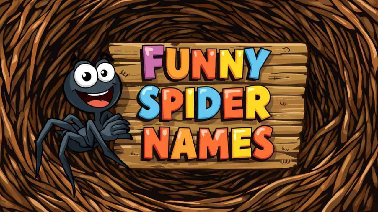 funny spider names